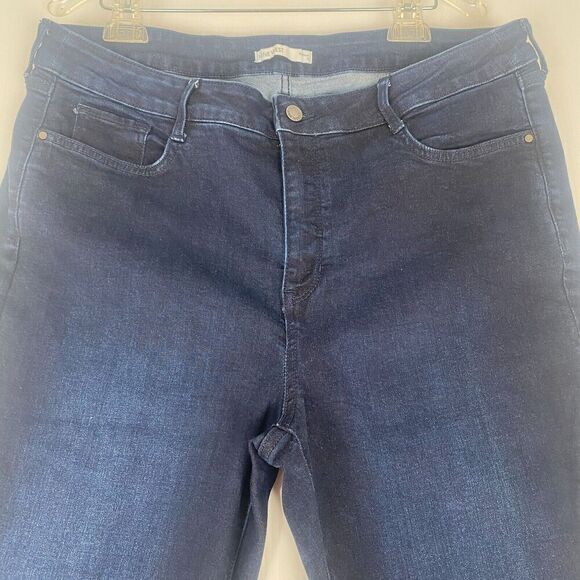 Nine West Jeans Bootcut Denim Women's Size 18 Blue 5-Pocket Mid Rise Medium Wash - Picture 5 of 16